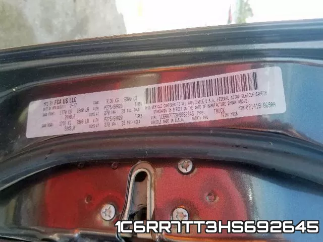 1C6RR7TT3HS692645 фото 2