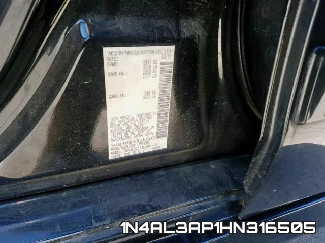 1N4AL3AP1HN316505 фото 2