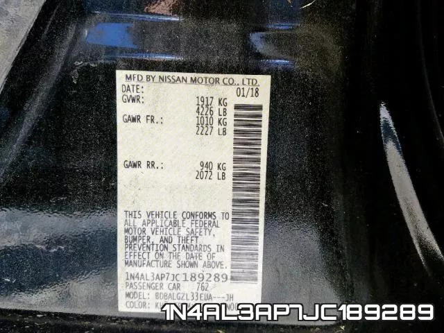 1N4AL3AP7JC189289 фото 2