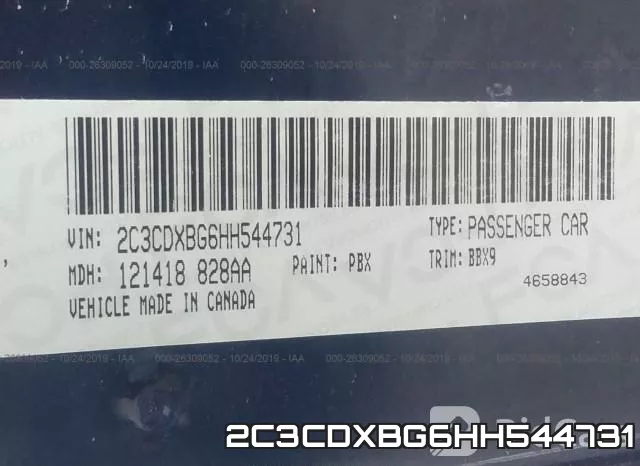 2C3CDXBG6HH544731 фото 10