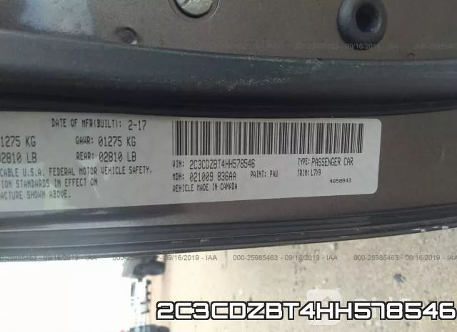 2C3CDZBT4HH578546 фото 10