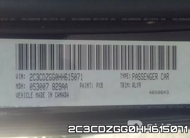 2C3CDZGG0HH615071 фото 9
