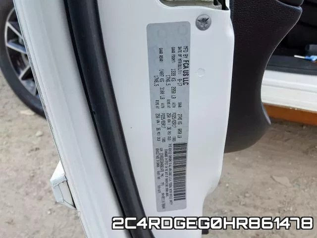 2C4RDGEG0HR861478 фото 2