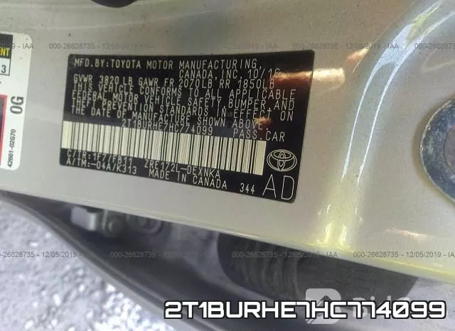 2T1BURHE7HC774099 фото 10