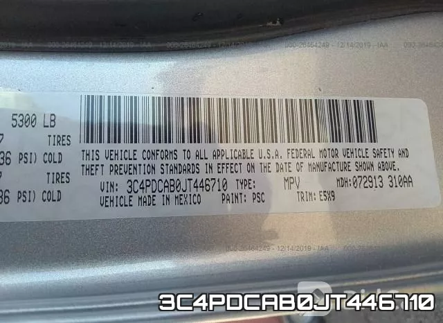 3C4PDCAB0JT446710 фото 8