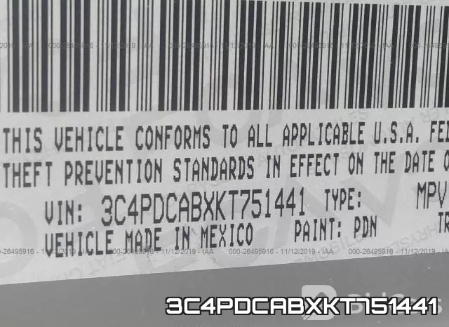 3C4PDCABXKT751441 фото 10