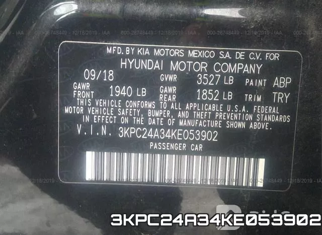 3KPC24A34KE053902 фото 10