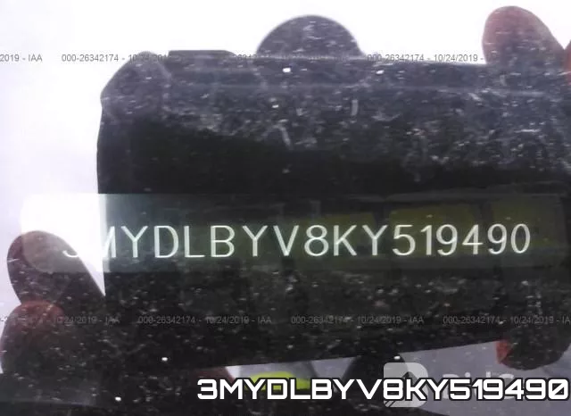3MYDLBYV8KY519490 фото 9