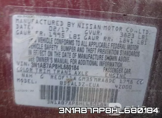 3N1AB7AP8HL680184 фото 10