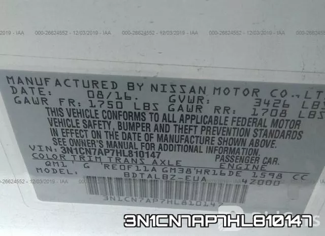 3N1CN7AP7HL810147 фото 8