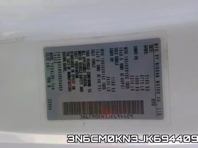 3N6CM0KN3JK694409 фото 2