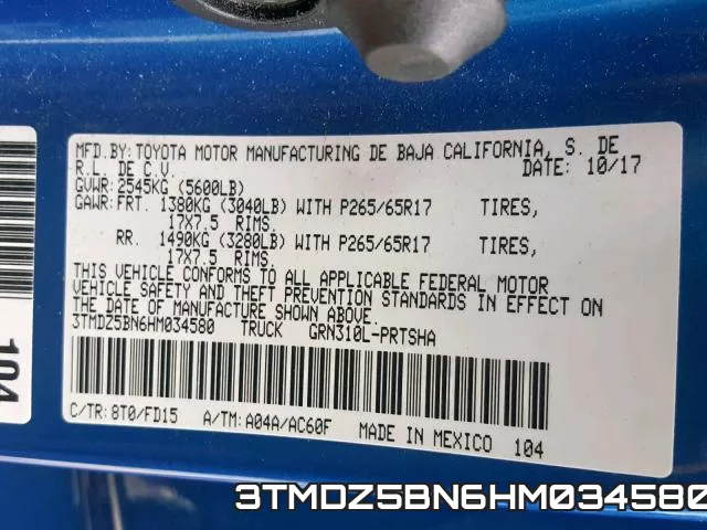 3TMDZ5BN6HM034580 фото 2