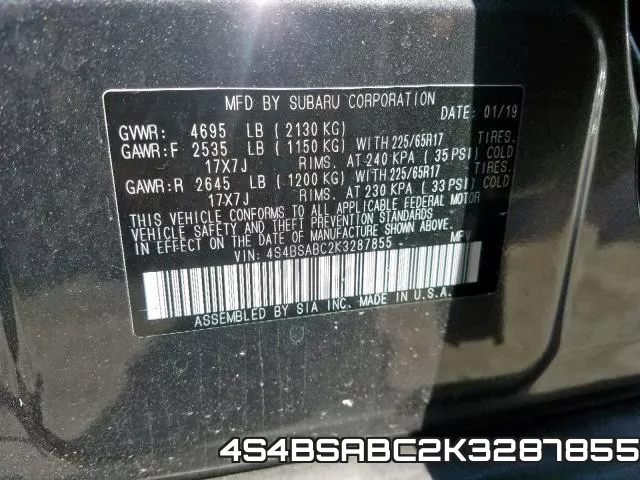 4S4BSABC2K3287855 фото 2