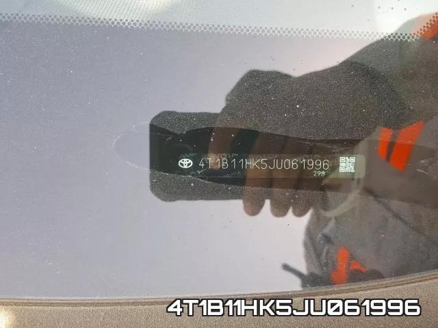 4T1B11HK5JU061996 фото 2