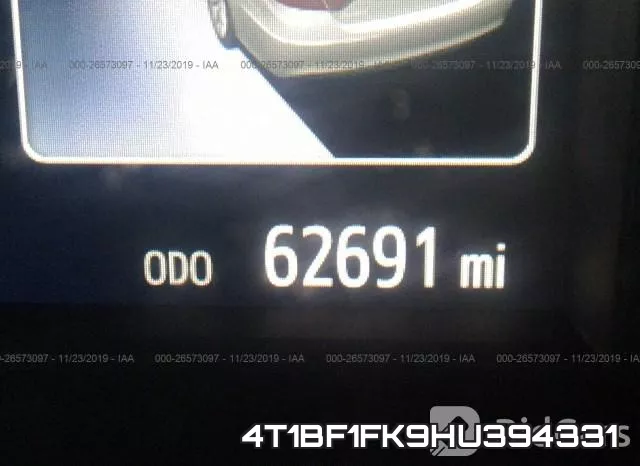 4T1BF1FK9HU394331 фото 8