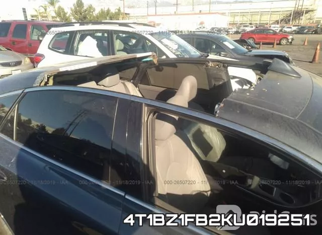 4T1BZ1FB2KU019251 фото 7