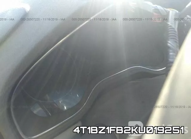 4T1BZ1FB2KU019251 фото 8