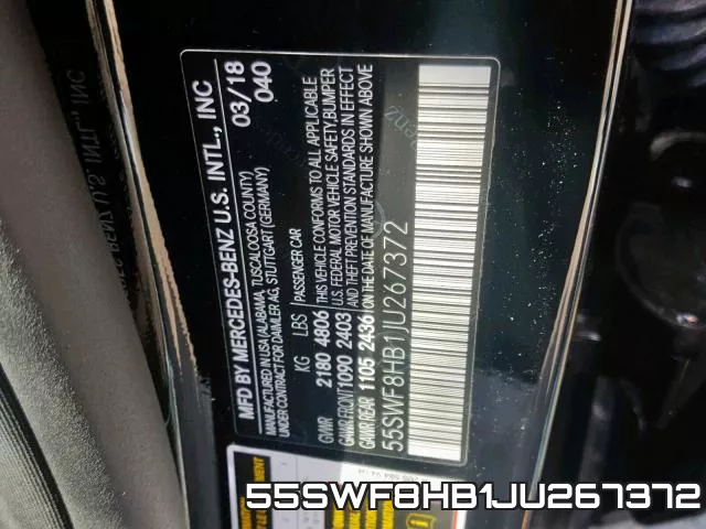 55SWF8HB1JU267372 фото 2