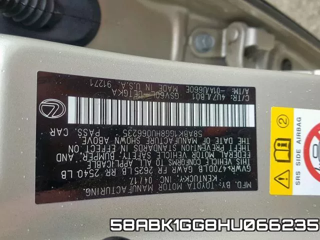 58ABK1GG8HU066235 фото 2