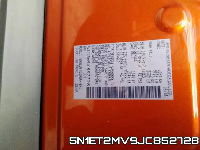 5N1ET2MV9JC852728 фото 2