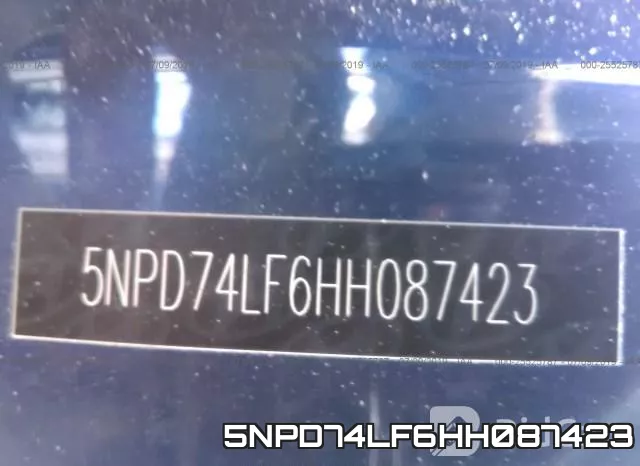 5NPD74LF6HH087423 фото 8
