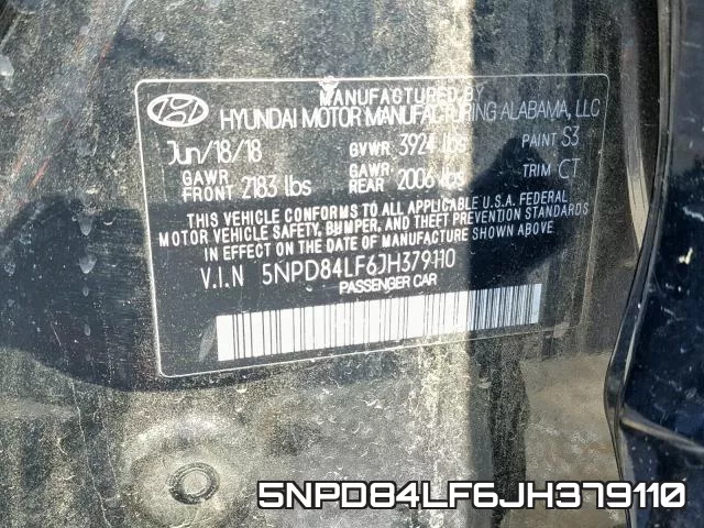5NPD84LF6JH379110 фото 2