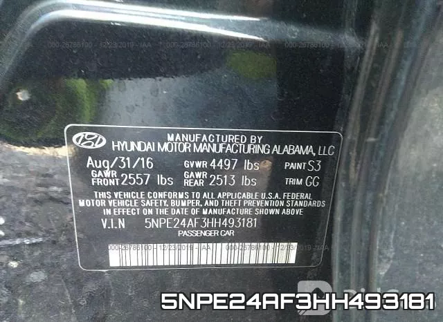 5NPE24AF3HH493181 фото 9