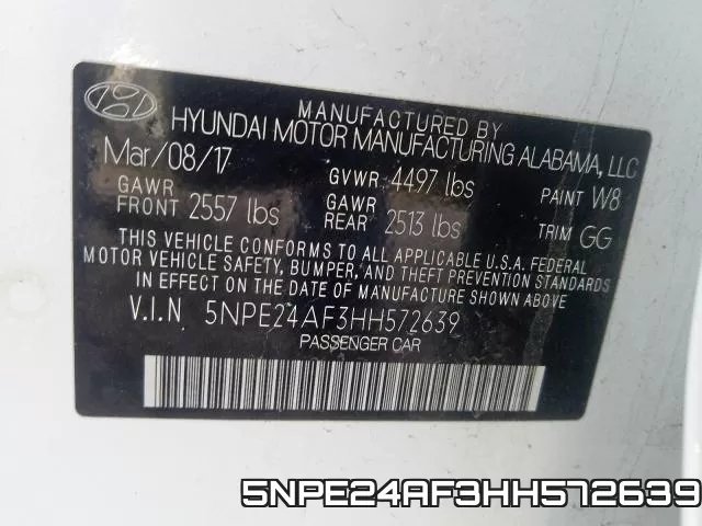 5NPE24AF3HH572639 фото 2