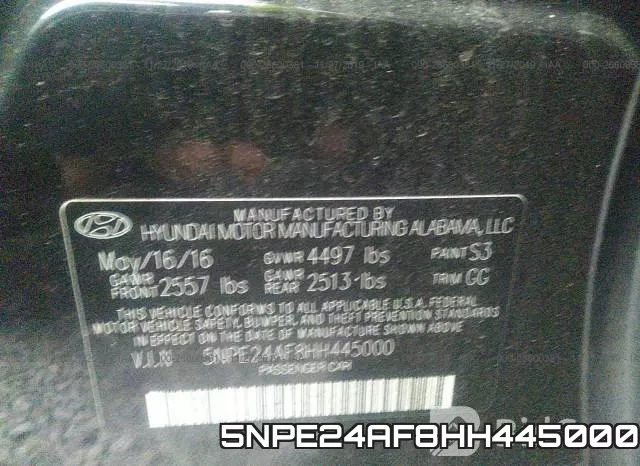 5NPE24AF8HH445000 фото 10
