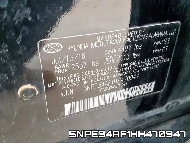 5NPE34AF1HH470947 фото 2