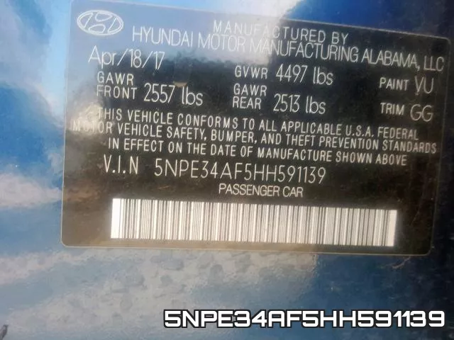 5NPE34AF5HH591139 фото 2