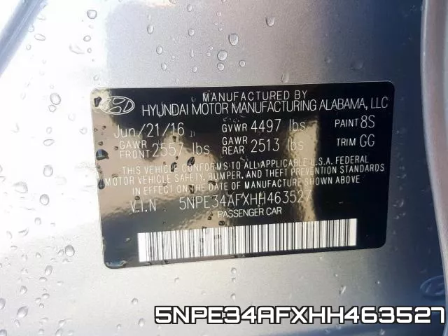 5NPE34AFXHH463527 фото 2