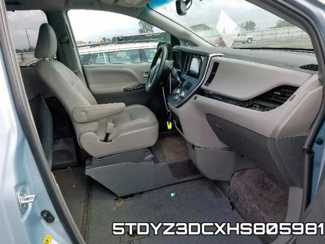5TDYZ3DCXHS805981 фото 5