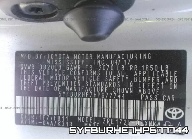 5YFBURHE7HP677744 фото 10