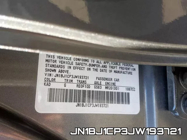 JN1BJ1CP3JW193721 фото 2