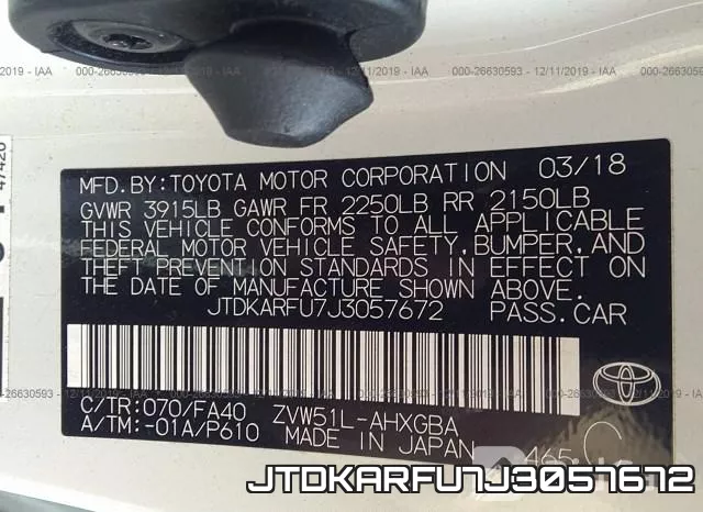 JTDKARFU7J3057672 фото 10