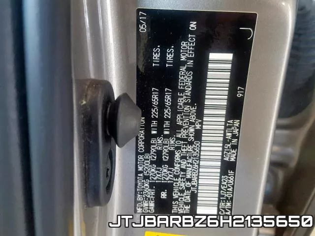 JTJBARBZ6H2135650 фото 2