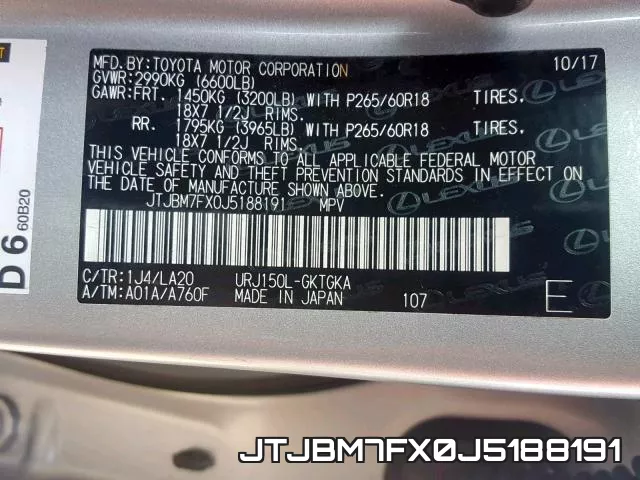 JTJBM7FX0J5188191 фото 2
