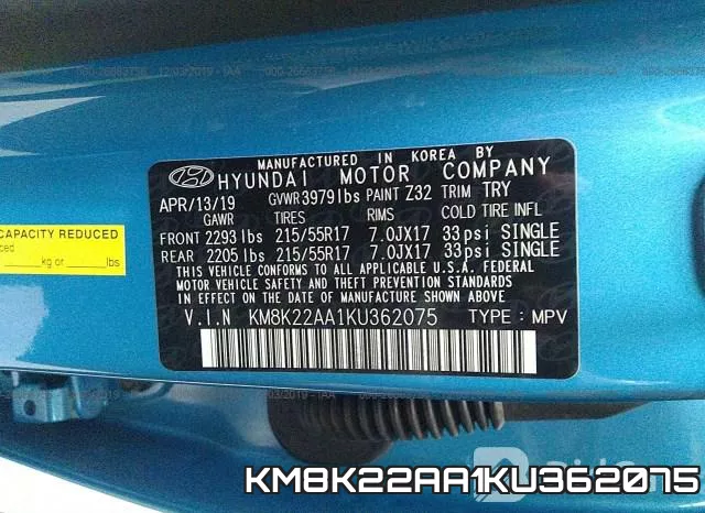 KM8K22AA1KU362075 фото 9