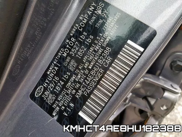 KMHCT4AE8HU182388 фото 2
