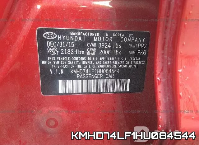 KMHD74LF1HU084544 фото 9