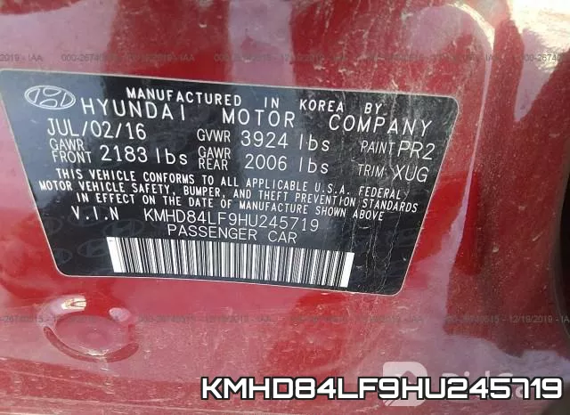 KMHD84LF9HU245719 фото 9