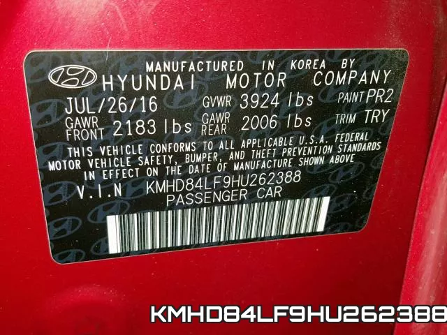 KMHD84LF9HU262388 фото 2