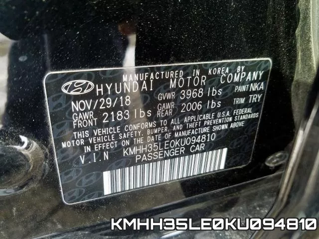 KMHH35LE0KU094810 фото 2