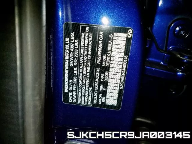 SJKCH5CR9JA003145 фото 2
