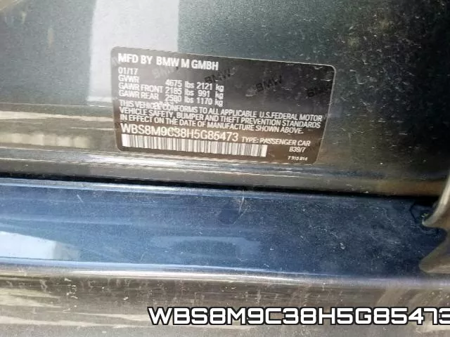 WBS8M9C38H5G85473 фото 2