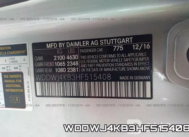 WDDWJ4KB3HF515408 фото 8