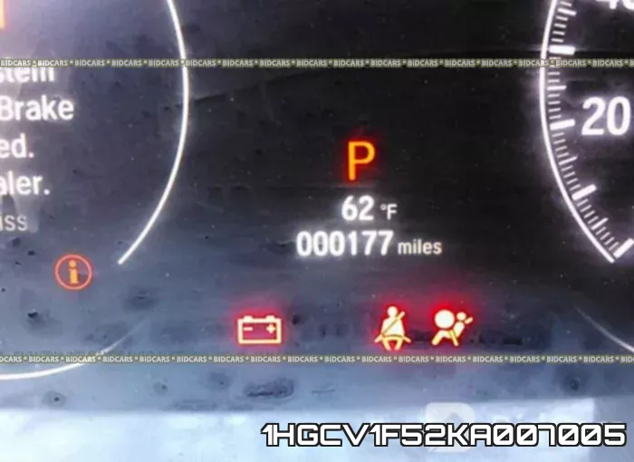 1HGCV1F52KA007005 фото 8