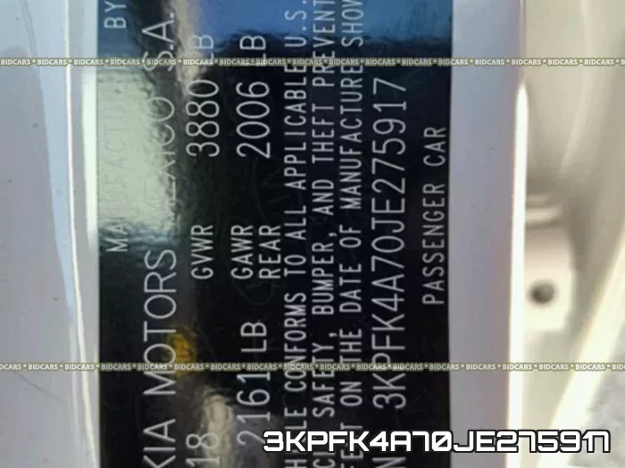3KPFK4A70JE275917 фото 2