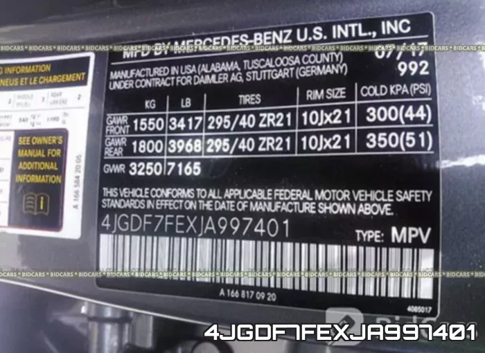 4JGDF7FEXJA997401 фото 10